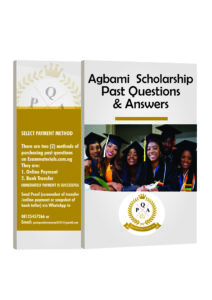 Agbami Scholarship_PAST QUESTIONS