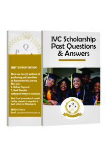  IVC Scholarship Past Questions And Answer Updated PDF