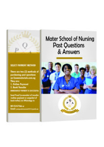 Mater School of Nursing Past Questions