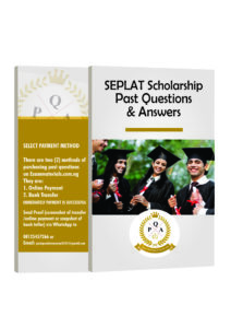 SEPLAT Scholarship Past Questions and Answers PDF 