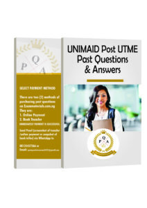 UNIMAID Post UTME PAST Questions