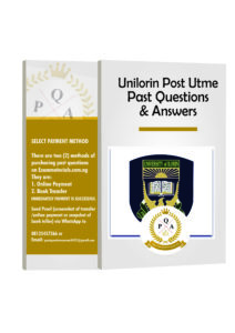 Unilorin Post UTME Past Questions