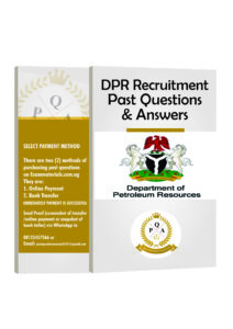 DPR Recruitment Aptitude Test Past Questions