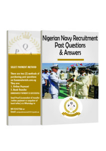 Nigerian Navy Recruitment Past Questions and Answers PDF
