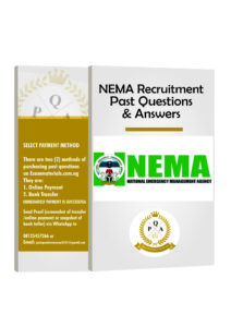 NEMA Recruitment Past Questions