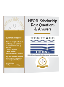 HEOSL Scholarship Past Questions and Answers 2021