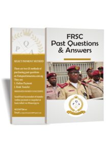 FRSC Past Questions | Road Safety Past Questions/Answers PDF Download