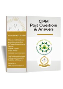 2021 CIPM Past Questions And Answers PDF