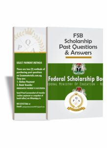 FSB  Scholarship Past Questions