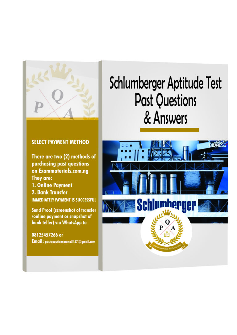 Schlumberger Recruitment Aptitude Test Past Questions And Answers