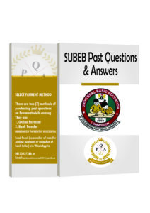 SUBEB Past Questions And Answers Download PDF