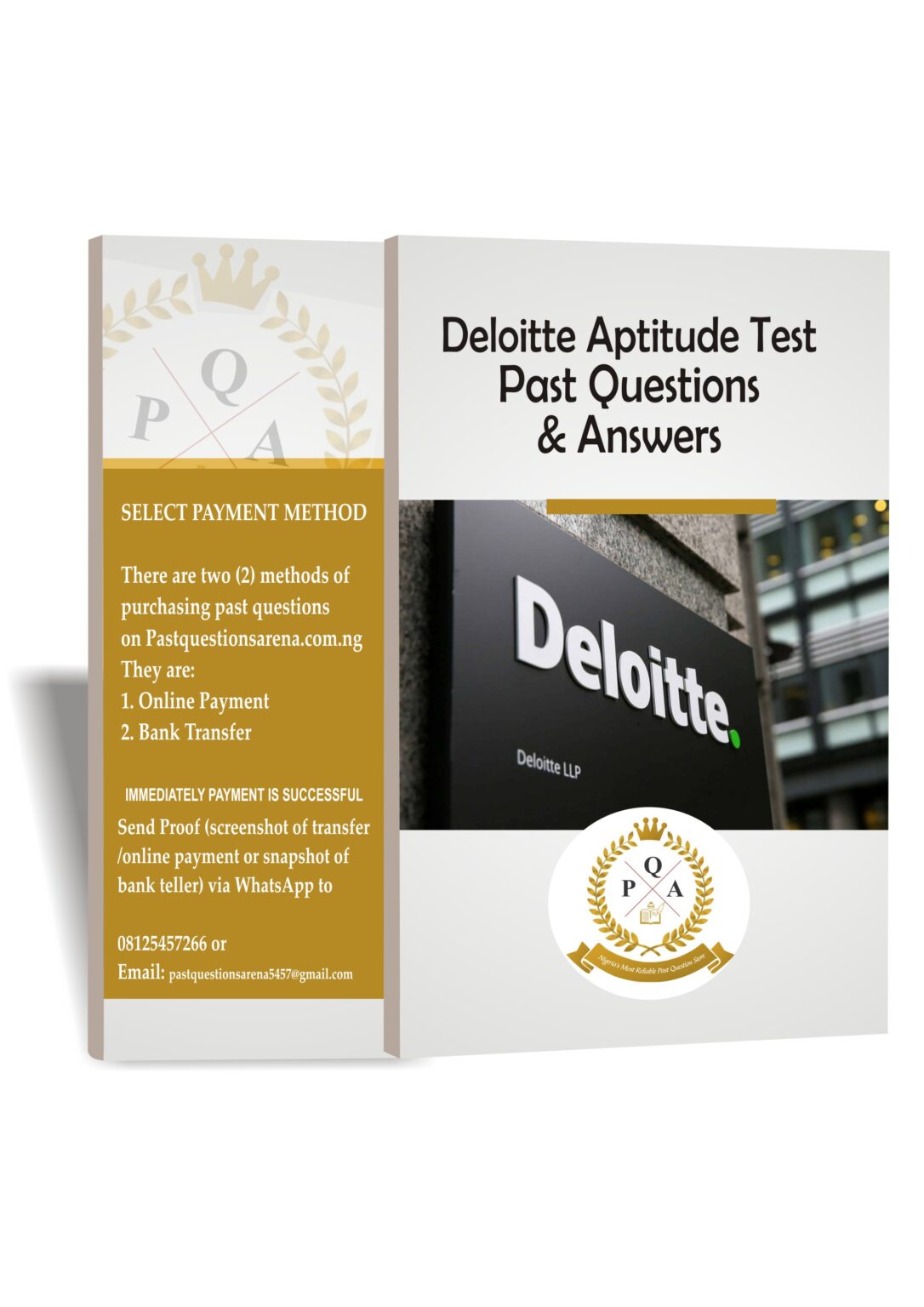 Deloitte Aptitude Test Past Questions