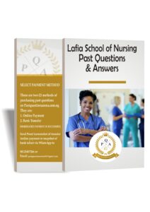LAFIA School of Nursing Past Questions and Answers PDF