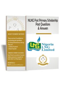 NLNG Post Primary Scholarship Past Questions And Answers PDF