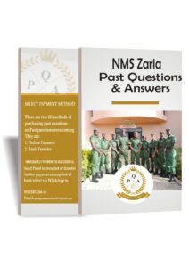 Nigerian Military School NMS Zaria Past Questions And Answers