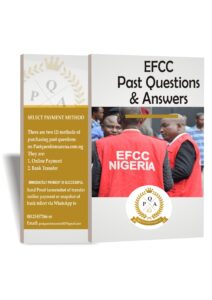 EFCC Recruitment Past Question & Answers PDF Download